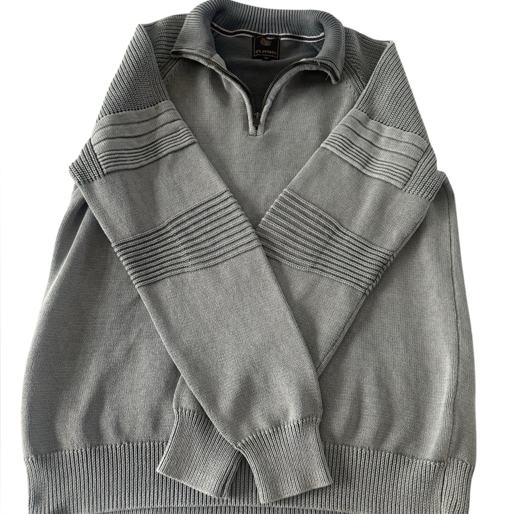 Apt. 9 Men's Gray Zip-Up Sweater
